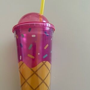 16 oz. Pink Ice Cream Tumbler / BRAND NEW